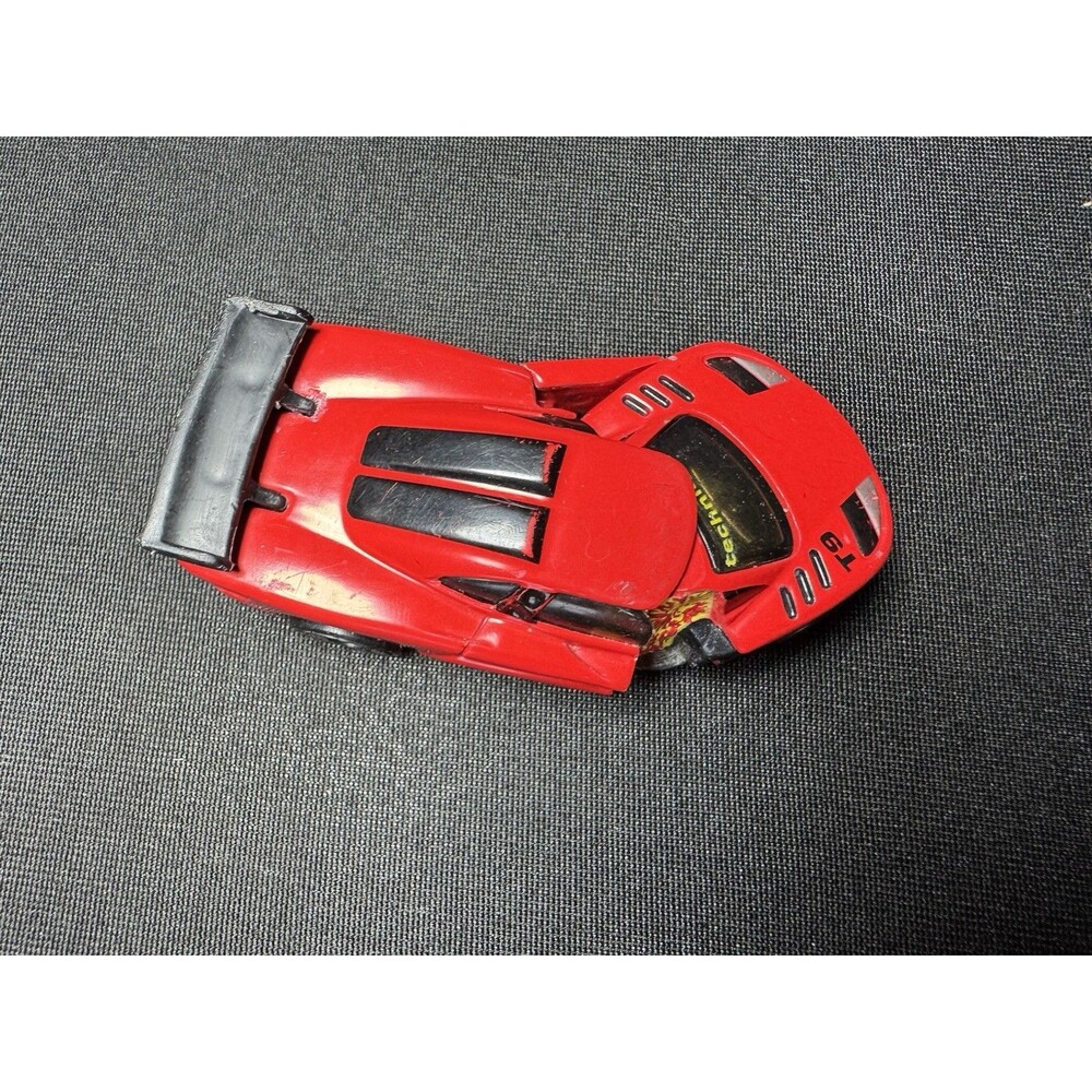 1998 Hot Wheels Crashers "Bi-Sector" Car – Technique T9 Red – GUC - Picture 8 of 8